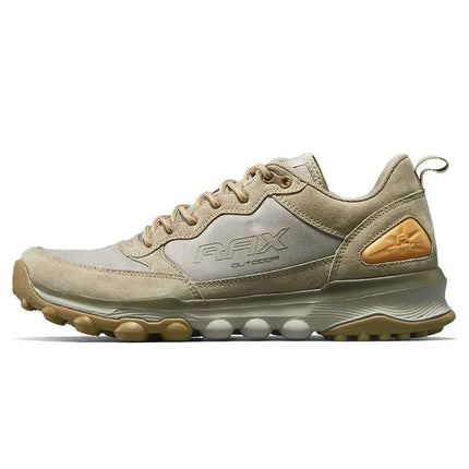Rax TerraFlex Herren Wanderschuhe in Olivgrün, leicht und strapazierfähig, ideal für Outdoor-Aktivitäten und harte Oberflächen.