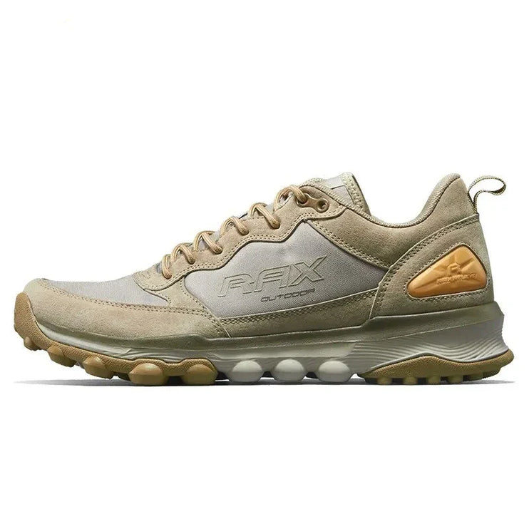 Rax TerraFlex Herren Wanderschuhe in Olivgrün, leicht und strapazierfähig, ideal für Outdoor-Aktivitäten und harte Oberflächen.